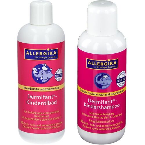 ALLERGIKA Demifant Kinderölbad + Kindershampoo 200+500 ml Set