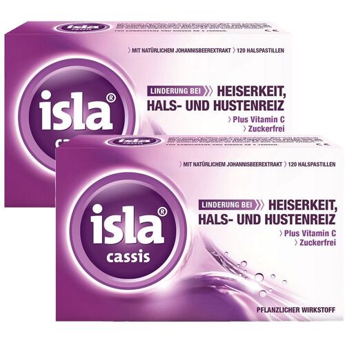 Isla Cassis Pastillen 2x 2x120 St