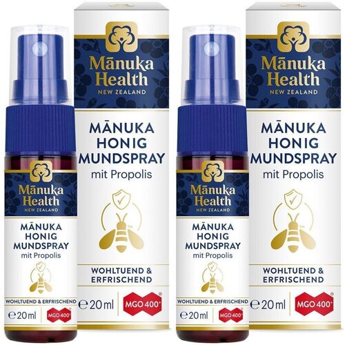 Manuka Health Manuka HEA Mgo400+Ma+Pr MU x2 2x20 ml Spray