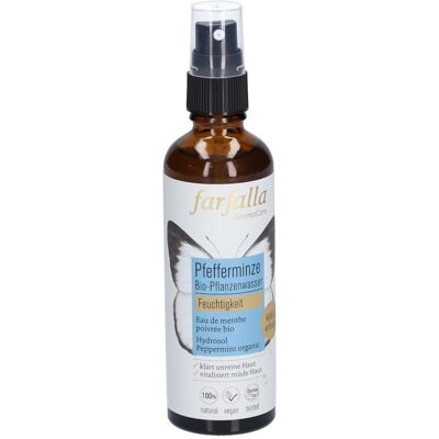 Farfalla Bio-Pflanzenwasser Pfefferminze Spr 75 ml Dosierspray Farfalla Bio-Pflanzenwasser Pfefferminze Spr 75 ml Dosierspray
