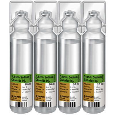 Mini-Plasco connect Natriumchlorid 5,85% Braun MPC Infusionslsg.-Konz. 20x20 ml Infusionslösungskonzentrat Mini-Plasco connect Natriumchlorid 5,85% Braun MPC Infusionslsg.-Konz. 20x20 ml Infusionslösungskonzentrat
