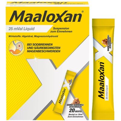 Maaloxan 25 mVal Liquid 20x10 ml Suspension Maaloxan 25 mVal Liquid 20x10 ml Suspension