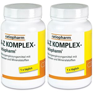 A-Z KOMPLEX-ratiopharm Doppelpack 2x100 St Compretten