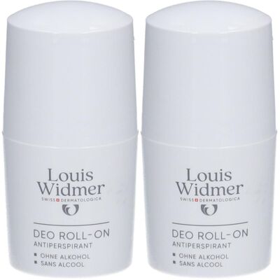 Louis Widmer Widmer Deo Roll-on Antiperspirant o.P. 2x 2x50 ml Stifte Louis Widmer Widmer Deo Roll-on Antiperspirant o.P. 2x 2x50 ml Stifte