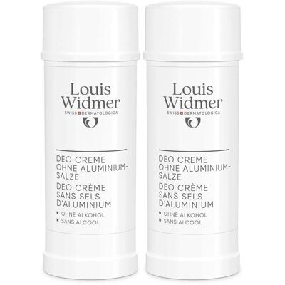 Louis Widmer Widmer Deo Creme ohne Aluminium o.P. 2x 2x40 ml Louis Widmer Widmer Deo Creme ohne Aluminium o.P. 2x 2x40 ml