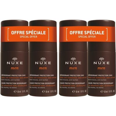 Nuxe Men Deodorant Protection 24 h Doppel 2x 2x2x50 ml Körperpflege Nuxe Men Deodorant Protection 24 h Doppel 2x 2x2x50 ml Körperpflege