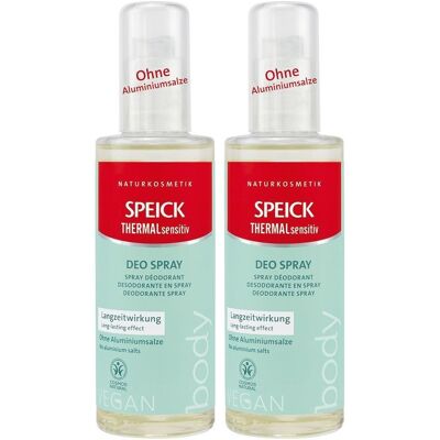 Speick Thermal sensitiv Deo Spray 2x 2x75 ml Deospray Speick Thermal sensitiv Deo Spray 2x 2x75 ml Deospray