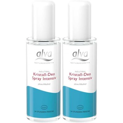 Kristall DEO Spray intensiv alva 2x 2x75 ml Kristall DEO Spray intensiv alva 2x 2x75 ml