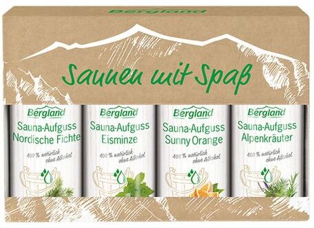 Bergland Saunen mit Spaß 4X50 ml Konzentrat Bergland Saunen mit Spaß 4X50 ml Konzentrat