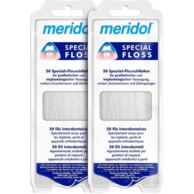 2x Meridol special Floss 2x1 St Zahnseide 2x Meridol special Floss 2x1 St Zahnseide