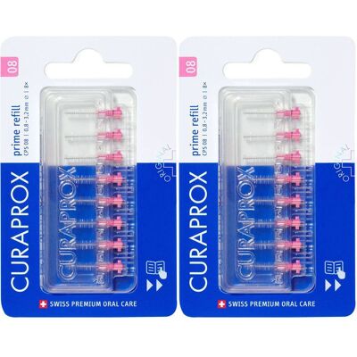 Curaprox CPS 08 PRI Refill x2 2x8 St Zahnbürste Curaprox CPS 08 PRI Refill x2 2x8 St Zahnbürste