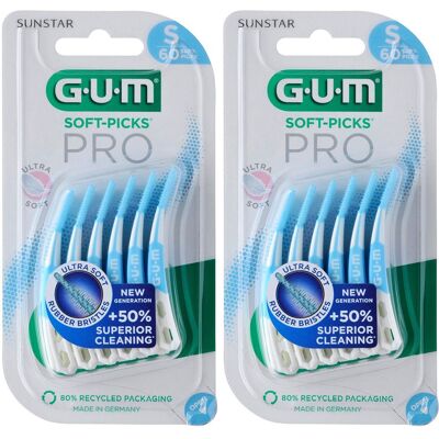 GUM Soft-Picks PRO S x2 2x60 St Zahnbürste GUM Soft-Picks PRO S x2 2x60 St Zahnbürste
