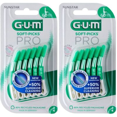 GUM Soft-Picks PRO large 2x 2x60 St Zahnbürste GUM Soft-Picks PRO large 2x 2x60 St Zahnbürste