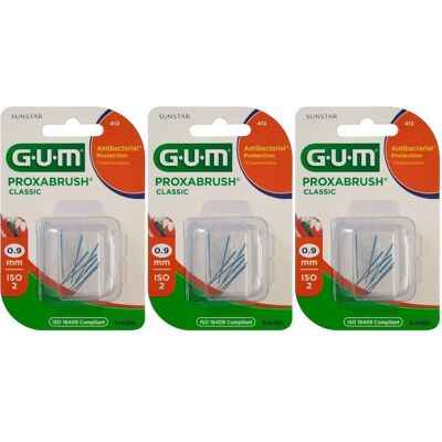 GUM PROxABRUSH Class 0.9Mm x3 3x8 St Zahnbürste GUM PROxABRUSH Class 0.9Mm x3 3x8 St Zahnbürste