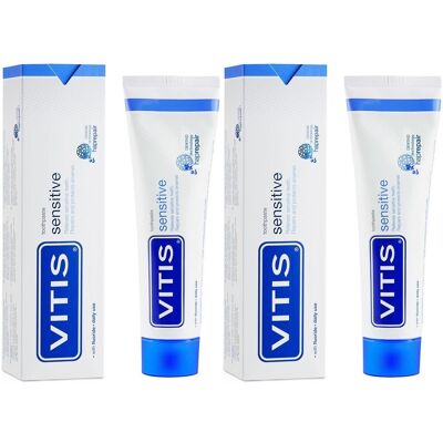 Vitis Sensitive Zahnpasta x2 2x100 ml Zahncreme Vitis Sensitive Zahnpasta x2 2x100 ml Zahncreme