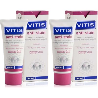 Vitis Anti Stain x2 2x50 ml Zahnpasta Vitis Anti Stain x2 2x50 ml Zahnpasta