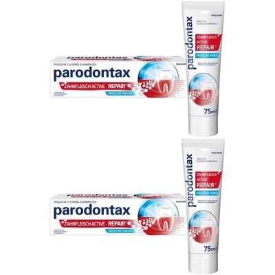 PARODONTAx Zahnfl ACT Repa x2 2x75 ml Zahnpasta PARODONTAx Zahnfl ACT Repa x2 2x75 ml Zahnpasta