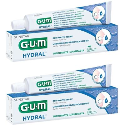 GUM Hydral Zahnpasta x2 2x75 ml GUM Hydral Zahnpasta x2 2x75 ml