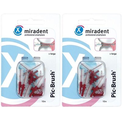 Miradent Picbeb xL Bd12 x2 2x12 St Zahnbürste Miradent Picbeb xL Bd12 x2 2x12 St Zahnbürste