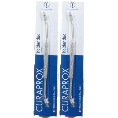 Curaprox UHS 420 duo silber 2x 2x1 St Zahnbürste Curaprox UHS 420 duo silber 2x 2x1 St Zahnbürste
