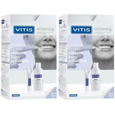 Vitis whitening 2in1 Set 2x 2x1 St Vitis whitening 2in1 Set 2x 2x1 St