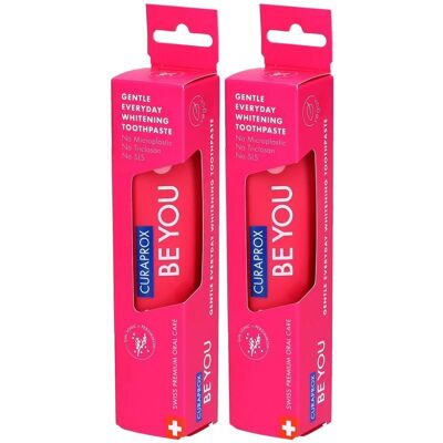 Curaprox be you Zahnpasta Gin Tonic rot 2x 2x60 ml Curaprox be you Zahnpasta Gin Tonic rot 2x 2x60 ml