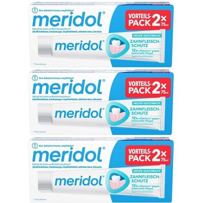 Meridol Zahnpasta Doppelpack x3 3x2x75 ml Meridol Zahnpasta Doppelpack x3 3x2x75 ml