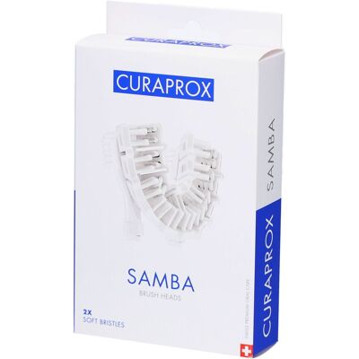Curaprox Samba Robotic Toothbrush Ersatzbürstenköpfe 2 St Zahnbürste Curaprox Samba Robotic Toothbrush Ersatzbürstenköpfe 2 St Zahnbürste