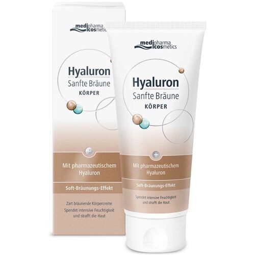 medipharma cosmetics Hyaluron Sanfte Bräune Körperpflege Creme 200 ml