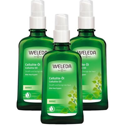 Weleda Cellulite-Öl, Birke 3x100 ml Öl Weleda Cellulite-Öl, Birke 3x100 ml Öl