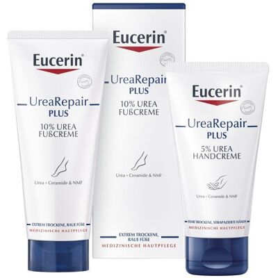 Eucerin UreaRepair Plus Handcreme 5% + Fußcreme 10 % 1 St Set Eucerin UreaRepair Plus Handcreme 5% + Fußcreme 10 % 1 St Set