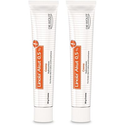Linola akut 0,5% Creme Doppelpack 2x30 g Linola akut 0,5% Creme Doppelpack 2x30 g