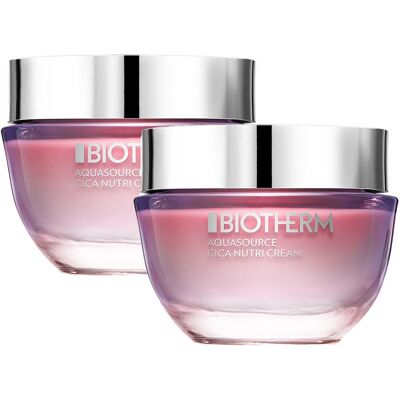 Biotherm Aquasource Cica Nutri Cream Doppelpack 2x50 ml Creme Biotherm Aquasource Cica Nutri Cream Doppelpack 2x50 ml Creme
