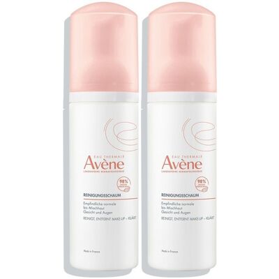Avene Avène Mattierender Reinigungsschaum x2 2x150 ml Schaum Avene Avène Mattierender Reinigungsschaum x2 2x150 ml Schaum