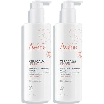 Avene Avène XeraCalm Nutrition Feuchtigkeitsspendender Balsam x2 2x400 ml Avene Avène XeraCalm Nutrition Feuchtigkeitsspendender Balsam x2 2x400 ml