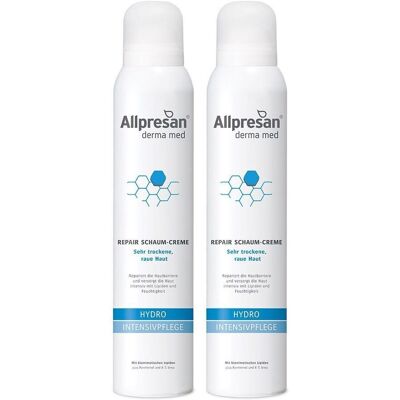 Allpresan derma med Hydro Intensivpflege Schaum-Cr 2x 2x200 ml Schaum Allpresan derma med Hydro Intensivpflege Schaum-Cr 2x 2x200 ml Schaum