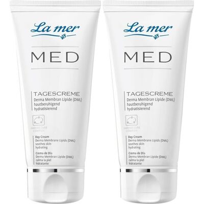 LA MER MED Tagescreme o.Parfum 2x 2x50 ml Creme LA MER MED Tagescreme o.Parfum 2x 2x50 ml Creme