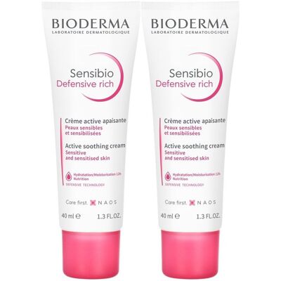 Bioderma Sensibio Defen RI x2 2x40 ml Tube Bioderma Sensibio Defen RI x2 2x40 ml Tube