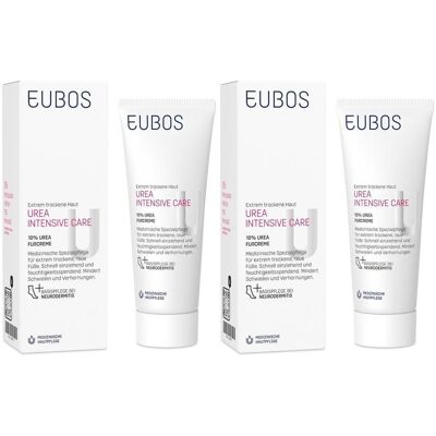 Eubos Trockene Haut Urea 10% Fußcreme 2x 2x100 ml Creme Eubos Trockene Haut Urea 10% Fußcreme 2x 2x100 ml Creme