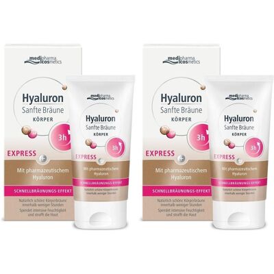 medipharma cosmetics Hyaluron Sanfte Bräune Express Körper Creme 2x 2x150 ml medipharma cosmetics Hyaluron Sanfte Bräune Express Körper Creme 2x 2x150 ml