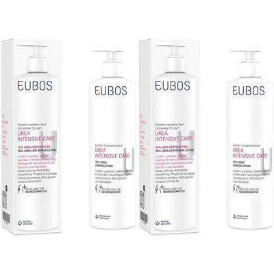 Eubos Urea Intensive Care 10% Körperlot.Dosierspe. 2x 2x400 ml Lotion Eubos Urea Intensive Care 10% Körperlot.Dosierspe. 2x 2x400 ml Lotion