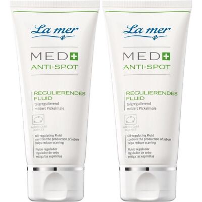 LA MER Med+ Anti-Spot regulierendes Fluid o.Parfum 2x 2x50 ml Lotion LA MER Med+ Anti-Spot regulierendes Fluid o.Parfum 2x 2x50 ml Lotion