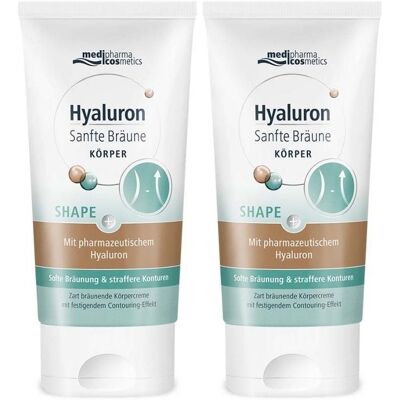 medipharma cosmetics Hyaluron Sanfte Bräune Shape Körperpflege Creme 2x 2x150 ml medipharma cosmetics Hyaluron Sanfte Bräune Shape Körperpflege Creme 2x 2x150 ml