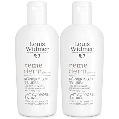 Louis Widmer Widmer Remederm dry Skin Körpermilch 5% Urea o.P. 2x 2x200 ml Milch Louis Widmer Widmer Remederm dry Skin Körpermilch 5% Urea o.P. 2x 2x200 ml Milch
