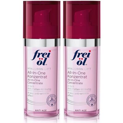 Frei ÖL Anti-Age Hyaluron Lift all-in-one Konz. 2x 2x30 ml Konzentrat Frei ÖL Anti-Age Hyaluron Lift all-in-one Konz. 2x 2x30 ml Konzentrat