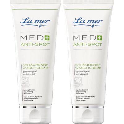 LA MER Med+ Anti-Spot schäumende Waschcre.o.Parf. 2x 2x100 ml Creme LA MER Med+ Anti-Spot schäumende Waschcre.o.Parf. 2x 2x100 ml Creme