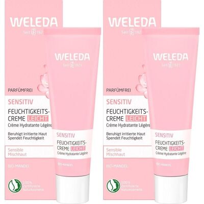 Weleda Sensitiv Feuchtigkeitscreme leicht Mandel 2x 2x30 ml Creme Weleda Sensitiv Feuchtigkeitscreme leicht Mandel 2x 2x30 ml Creme