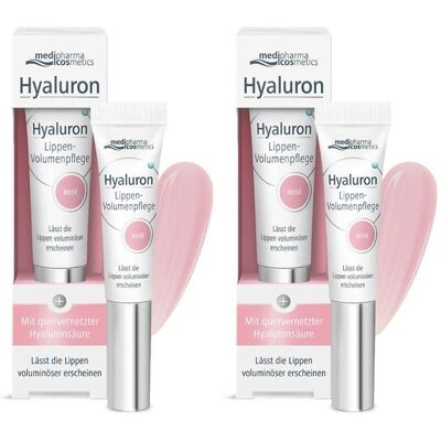 medipharma cosmetics Hyaluron LIPPEN-Volumenpflege Balsam 2x 2x7 ml medipharma cosmetics Hyaluron LIPPEN-Volumenpflege Balsam 2x 2x7 ml