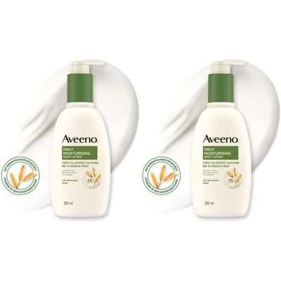 Aveeno Daily Moisturising Bodylotion 2x 2x300 ml Creme Aveeno Daily Moisturising Bodylotion 2x 2x300 ml Creme