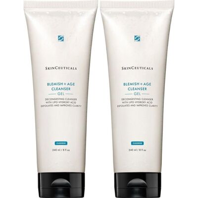 Skinceuticals Blemish+Age Cleanser Gel 2x 2x240 ml Skinceuticals Blemish+Age Cleanser Gel 2x 2x240 ml